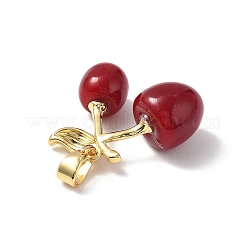 Brass Resin Pendants&nbsp;LS-KK-D383-01G-01