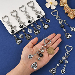 Alloy & Acrylic Pendant Decorations&nbsp;HJEW-YW00410-01