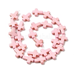 Synthetic Turquoise Dyed Beads Strands&nbsp;G-P507-06C