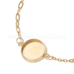 304 Stainless Steel Paperclip Chain Satellite Chain Bracelet Making&nbsp;BJEW-JB13072-01