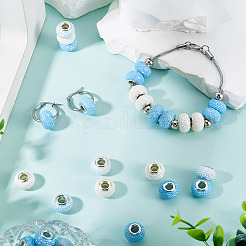 100Pcs Large Hole Resin Rhinestone European Beads&nbsp;OPDL-TA0001-07B