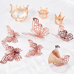 Alloy Rhinestones Crown Cake Decoration&nbsp;DIY-SP0003-25RG