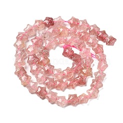 Natural Strawberry Quartz Beads Strands&nbsp;G-Z080-A19-8mm