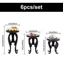 3 Sets 3 Sizes Vase Holder Shaped Acrylic Jewelry Display Stand Sets for Earrings&nbsp;ODIS-WH0043-33