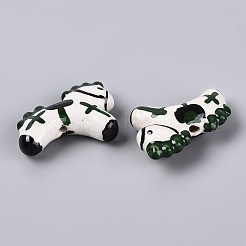 Handmade Porcelain Ceramic Beads&nbsp;PORC-Q005-01B