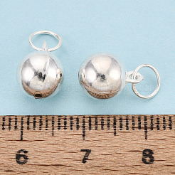 925 Sterling Silver Round Ball Charms&nbsp;STER-T008-24S