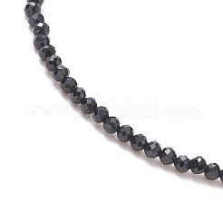 Natural Black Spinel Beaded Bracelets&nbsp;BJEW-JB09390-02