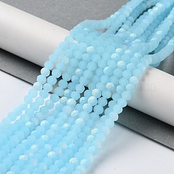 Imitation Jade Glass Beads Strands&nbsp;EGLA-A034-J4mm-MB06