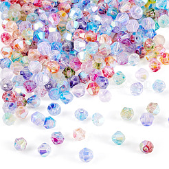 520Pcs Transparent Colours Rainbow Glass Seed Beads&nbsp;GLAA-TA0003-95
