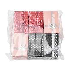 12Pcs 3 Colors Cardboard Paper Jewelry Set Boxes&nbsp;CBOX-FS0001-02