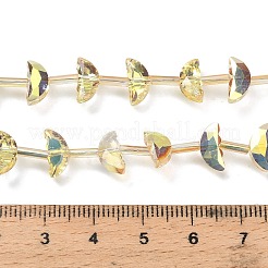 Electroplate Transparent Glass Beads&nbsp;EGLA-H112-05HP-02