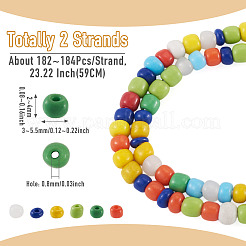 2Strands Handmade Lampwork Beads Strands&nbsp;BLOW-TADJ0001-01A