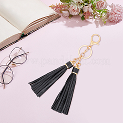 1Pc PU Leather Tassel Keychains&nbsp;KEYC-CL0001-50C