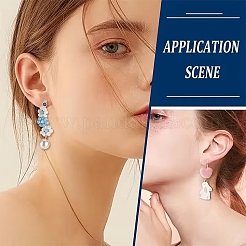 24Pcs Plastic Clip-on Earring Findings&nbsp;KY-YW0002-33