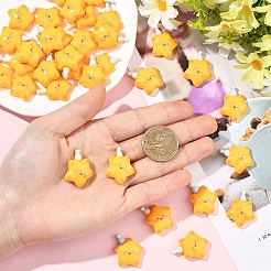 Opaque Resin Cabochons&nbsp;RESI-YW0005-38-1