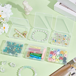 Plastic Bead Containers with Hinged Lid&nbsp;AJEW-WH0479-92B