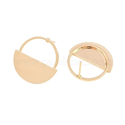 Brass Stud Earrings for Women&nbsp;KK-CBA866A-03G