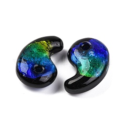Luminous Handmade Silver Foil Lampwork Beads&nbsp;LAMP-F022-05F