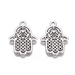 Tibetan Style Filigree Alloy Pendants&nbsp;TIBEP-5262-AS-FF