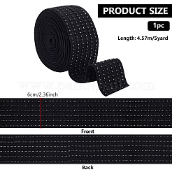 5 Yards Flat Polyester Elastic Wide Band&nbsp;OCOR-WH0090-052A