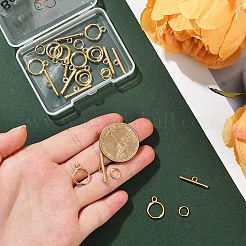 10 Sets Brass Toggle Clasps&nbsp;KK-BBC0021-09