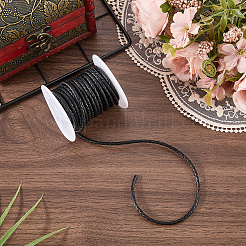 8M Braided Cowhide Leather Cord&nbsp;NWIR-3.0-02A