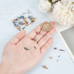 54Pcs 9 Style 304 & 201 Stainless Steel Charms&nbsp;STAS-AR0002-05