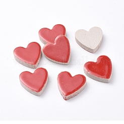 Porcelain Cabochons&nbsp;PORC-WH0002-04G