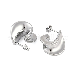 304 Stainless Steel Stud Earrings for Women&nbsp;EJEW-K281-29P
