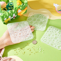 3Pcs 3 Styles Clover Series DIY Silicone Ornaments Molds&nbsp;SIMO-TA0001-22