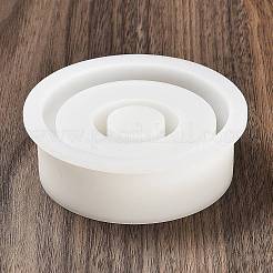 DIY Flat Round Candlestick Silicone Molds&nbsp;DIY-G094-02