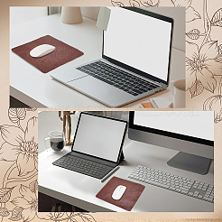 PU Leather Mouse Pad&nbsp;AJEW-WH20816-158