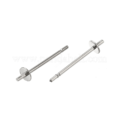 Anti-Tarnish 304 Stainless Steel Stud Earring Findings&nbsp;STAS-P370-01A-P
