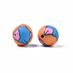 Handmade Polymer Clay Beads&nbsp;CLAY-S092-67