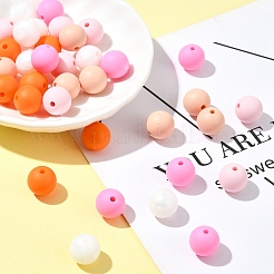 35Pcs Food Grade Eco-Friendly Silicone Focal Beads&nbsp;SIL-FS0001-22B
