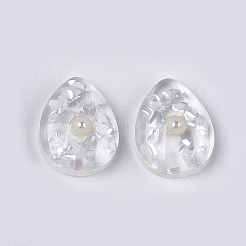 Translucent Resin Cabochons&nbsp;CRES-T014-18E