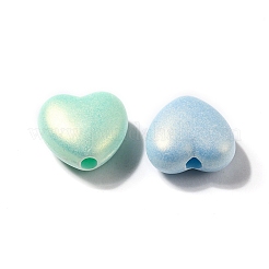 Spray Painted Opaque Acrylic Beads&nbsp;ACRP-YW0001-08