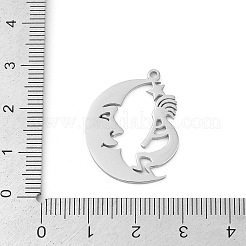 304 Stainless Steel Pendants&nbsp;STAS-U041-05P