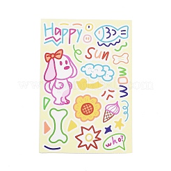 8Pcs PVC Self-Adhesive Stickers&nbsp;LS-STIC-L001-03