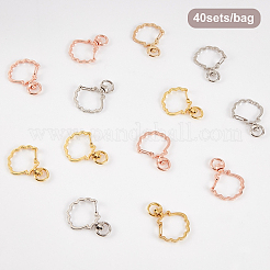 Alloy Swivel Keychain Clasp Findings&nbsp;KEYC-CA0001-04