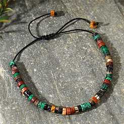 Natural Gemstone Beads Braided Bead Bracelets for Men Women&nbsp;YQ1322