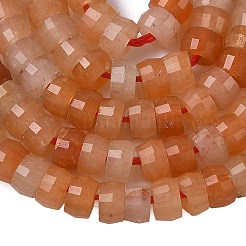 Natural Red Aventurine Heishi Beads Strands&nbsp;G-A299-A02-01