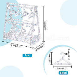 1 Set Transparent Acrylic Earring Display Stands&nbsp;EDIS-PH0001-30
