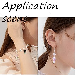 150 Pieces Random Rose Acrylic Beads Bear Pastel Spacer Beads Butterfly Loose Beads for Jewelry Keychain Phone Lanyard Making&nbsp;JX543C