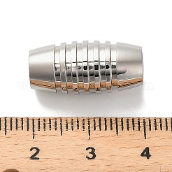 304 Stainless Steel Magnetic Clasps&nbsp;STAS-K296-03A-P