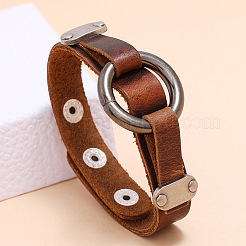 Punk Cowhide Cord Bracelets for Men&nbsp;FS-WGC8E28-01