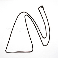 304 Stainless Steel Box Chain  Necklaces&nbsp;STAS-L164-03B