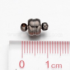 Brass Magnetic Clasps with Loops&nbsp;KK-H361-B