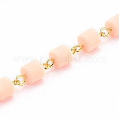 Handmade Polymer Clay Beaded Chain&nbsp;AJEW-JB00926-05
