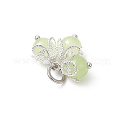 4Pcs Glass Pendants&nbsp;PALLOY-JF04185